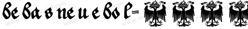 be ba s ne u e bo l字体转换